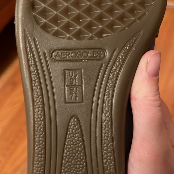 Aerosoles Blue Moccasin Style Flats with Tassels - Picture 9 of 9